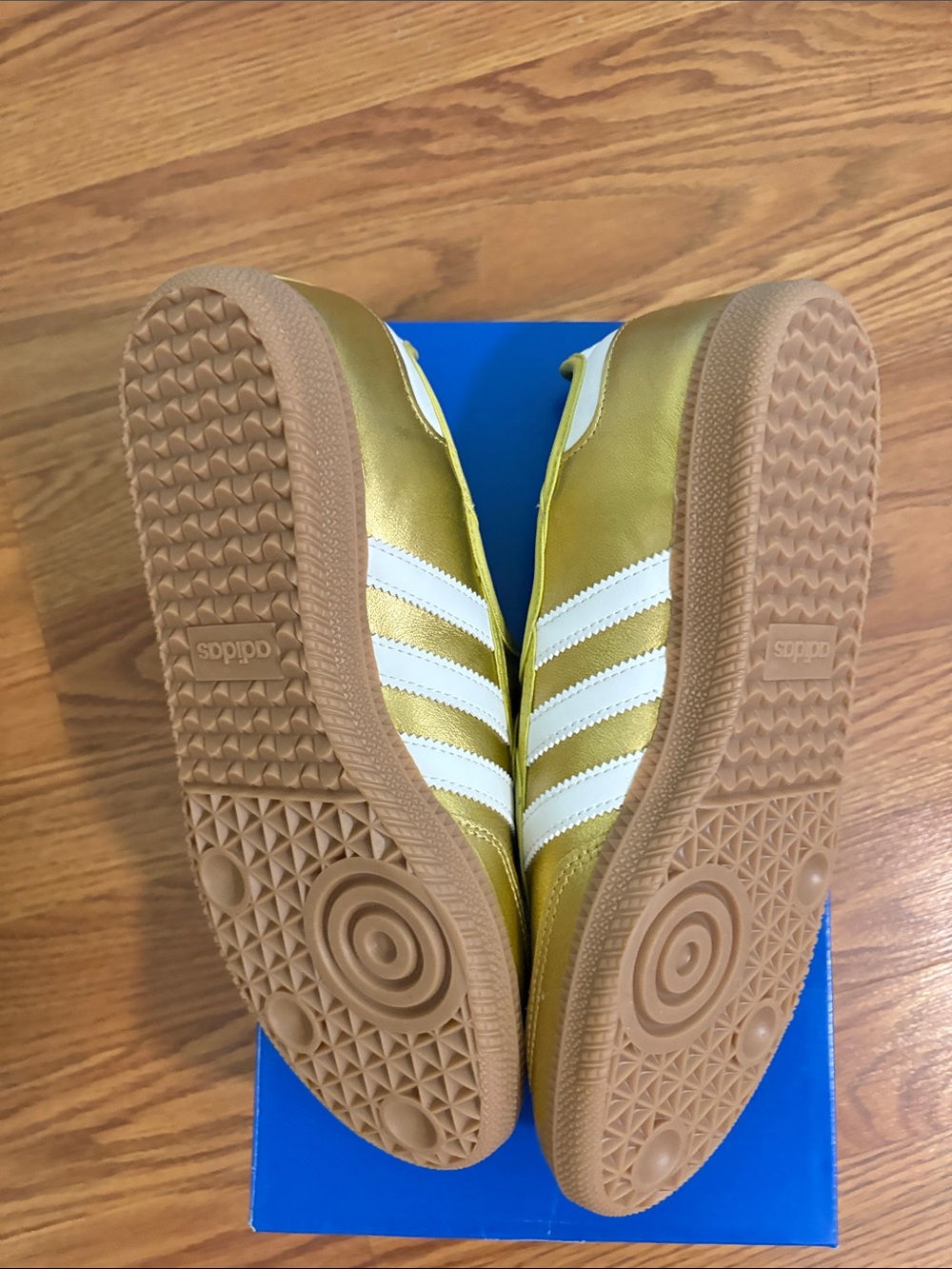 adidas Gold Mary Jane Sneaker with Strap - Picture 3 of 6